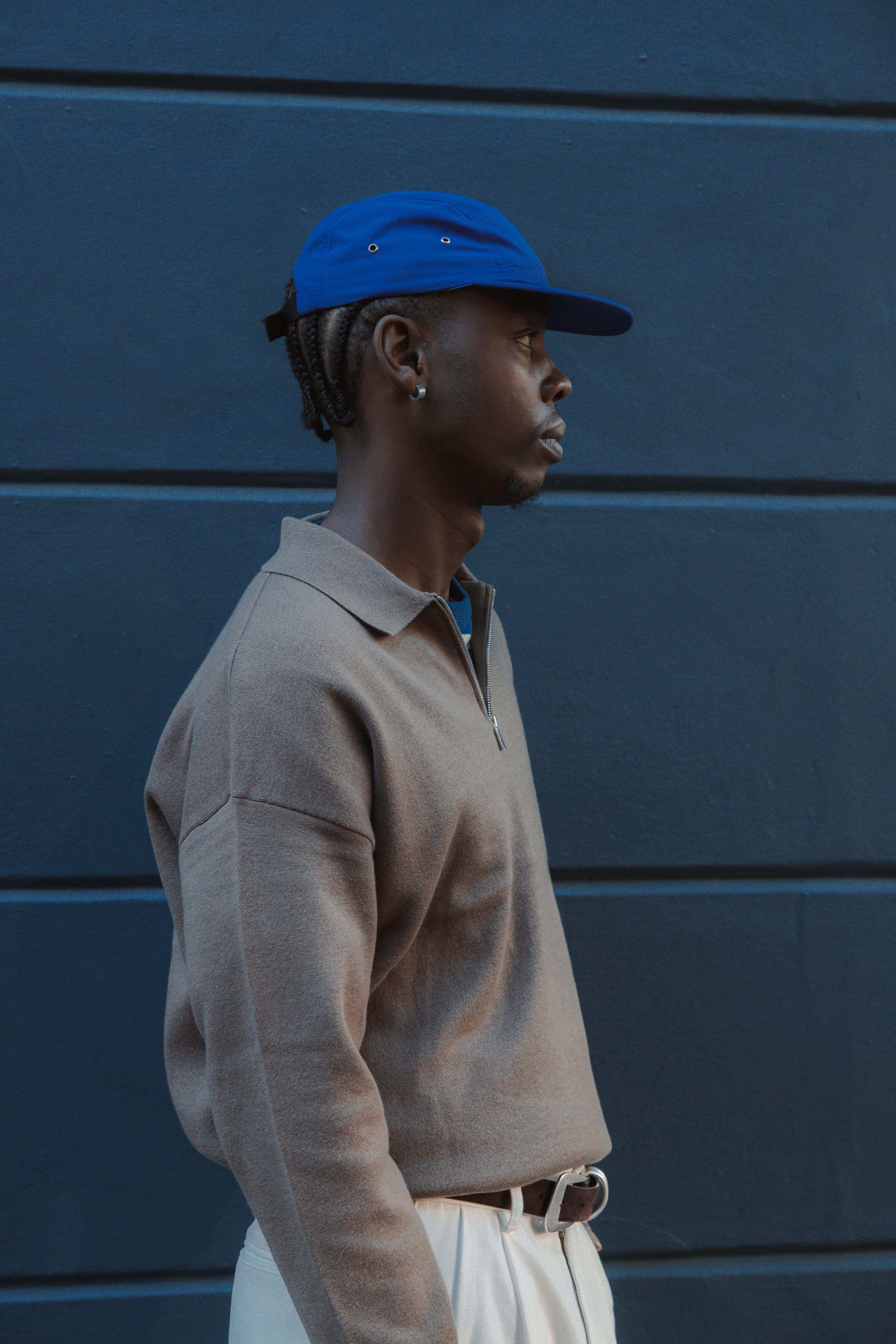 Mens 14 gauge Cotton Merino Taupe Knit Polo