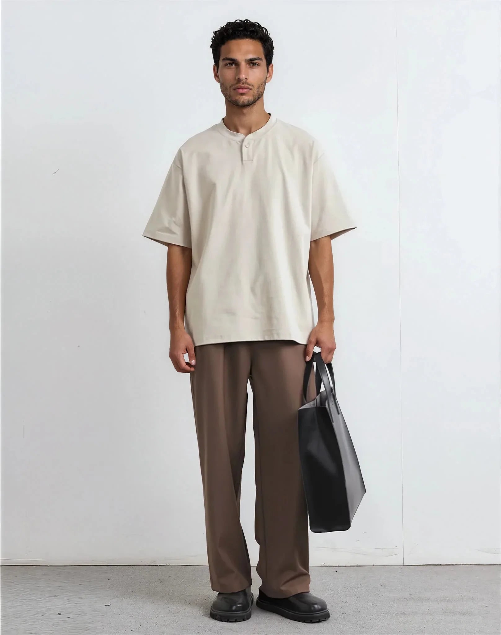 Men’s Mercerized Cotton Heavyweight  T-Shirt