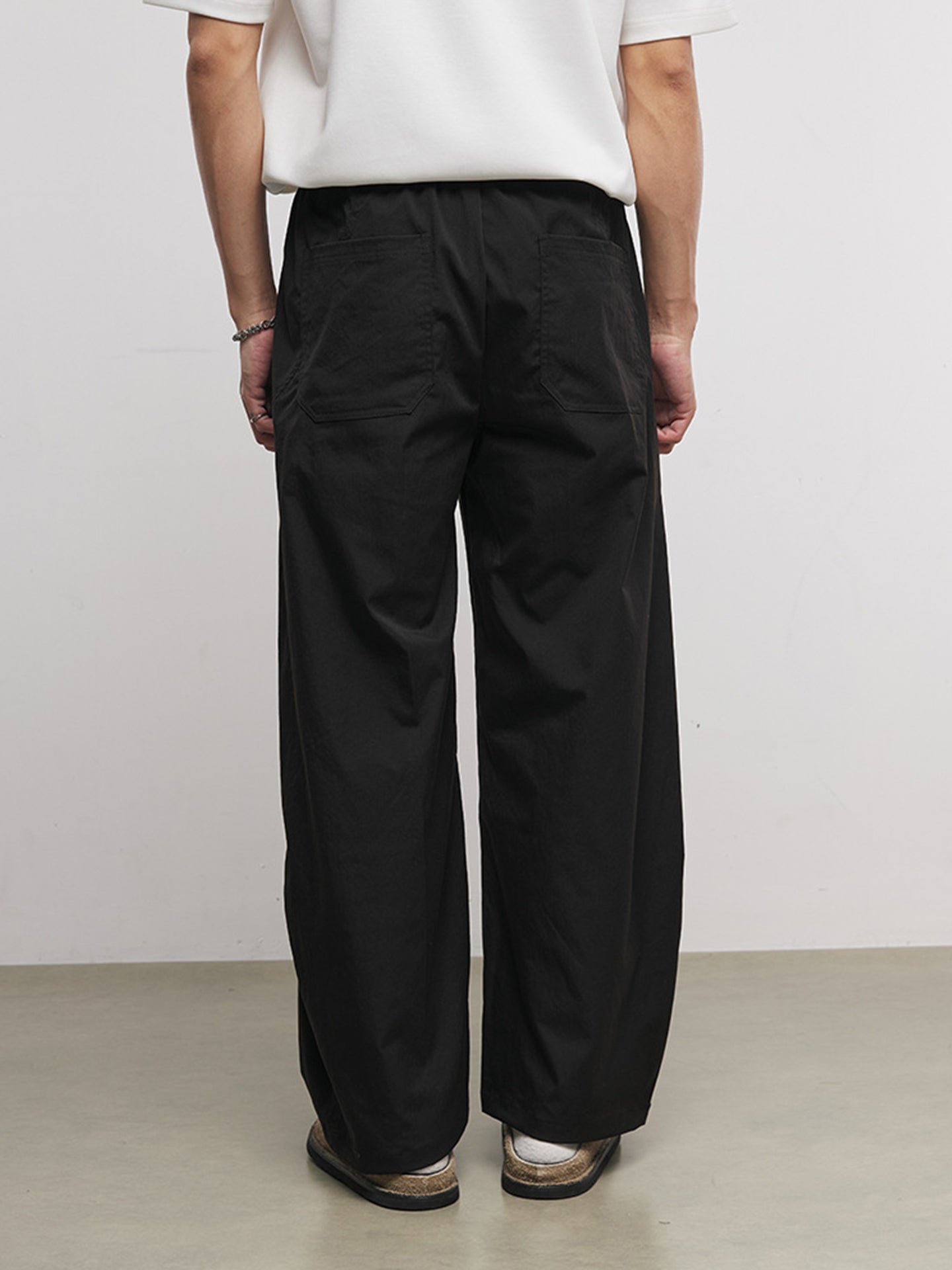 Men’s Wide Leg Quick-Dry Drawstring Pants