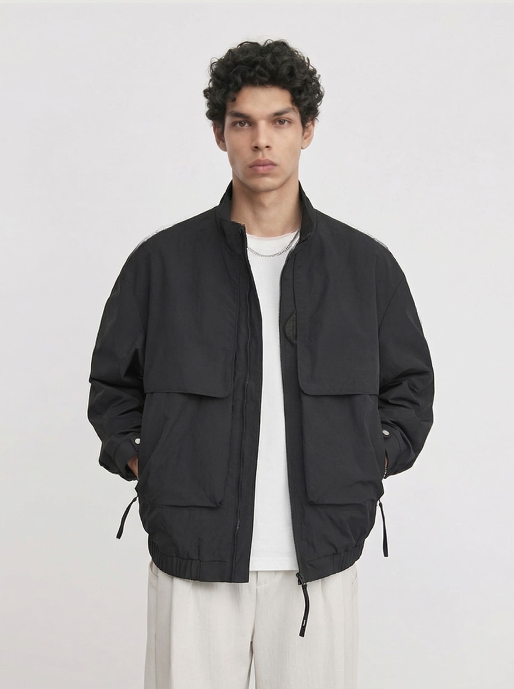 Men’s Technical Double Pocket Windbreaker Jacket
