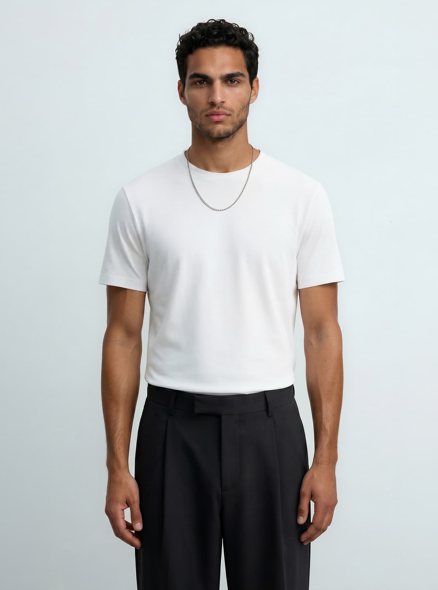 Men’s Pima Premium Cotton Crew Neck T-Shirt